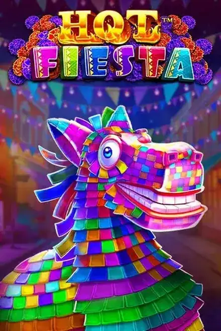 Tragaperras Hot Fiesta con colores de carnaval, jugable con giros gratis en Vipz
