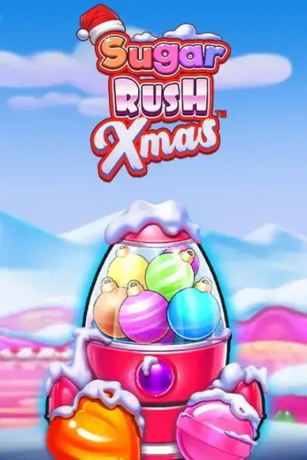 Tragaperras Sugar Rush Xmas y su tablero de caramelos escarchados en Vipz Casino